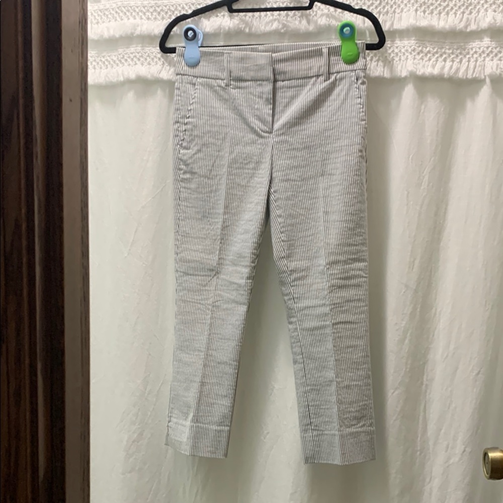 Striped Cropped Pants